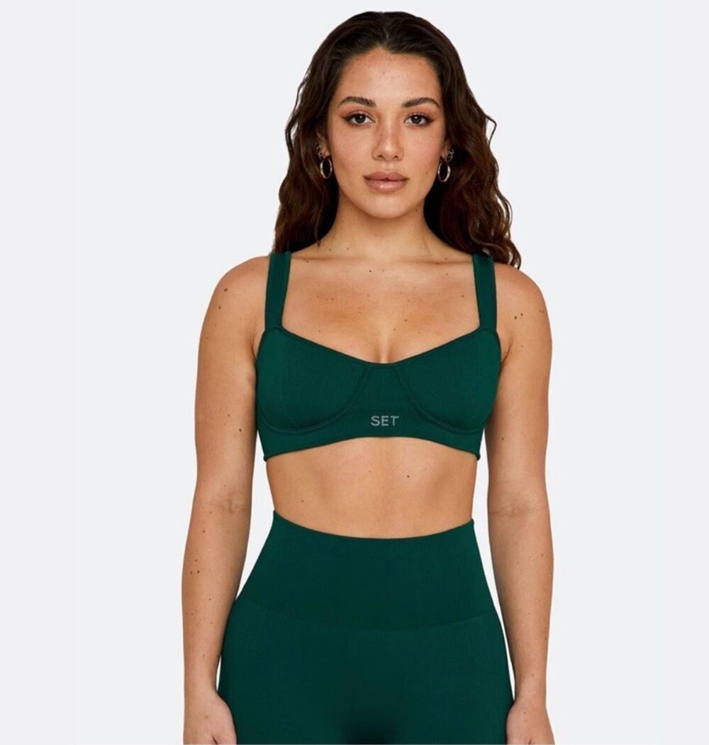 SET Active Sculpt Flex Countour Sports Mojito Sz XL Bra
